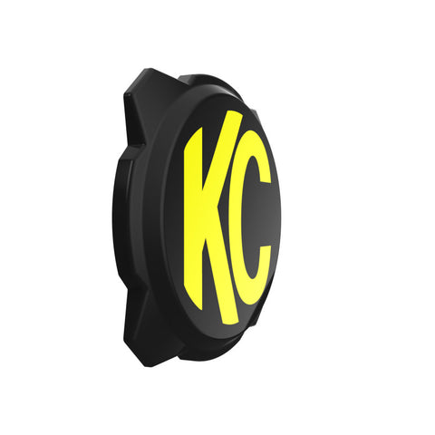 KC HiLiTES 6in. Hard Cover for Gravity Pro6 LED Lights (Single) - Black w/Yellow KC Logo - 5111