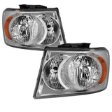 xTune 07-09 Dodge Durango OEM Style Headlights - Chrome (HD-JH-DDU07-AM-C) - 9042584