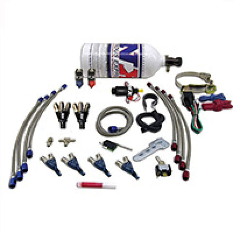 Nitrous Express 4 Cyl Piranha Nitrous Kit (For EFI Applications) w/2lb Bottle - 60007P