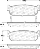 StopTech Street Brake Pads - Front - 308.05880