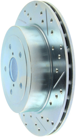 StopTech Select Sport 05-07 Subaru Impreza (DOES NOT FIT WRX/STI) Slotted / Drilled Left Rear Rotor - 227.47023L