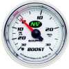 Autometer NV 52mm 30 PSI Mechanical Boost Gauge - 7303