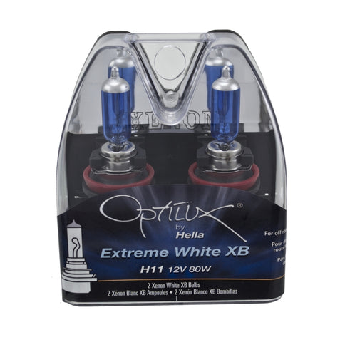 Hella Optilux XB Extreme Type H11 12V 80W Blue Bulbs - Pair - H71071032