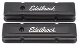 Edelbrock Valve Cover Signature Series Chevrolet 1959-1986 262-400 CI V8 Tall Black - 4643