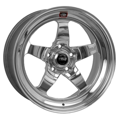 Weld S71 18x8 / 5x4.75 BP / 5.7in. BS Polished Wheel (Low Pad) - Non-Beadlock - 71LP8080B57A