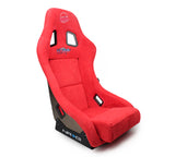 NRG FRP Bucket Seat ULTRA Edition - Medium (Red Alcantara/Pearlized Back) - FRP-303RD-ULTRA