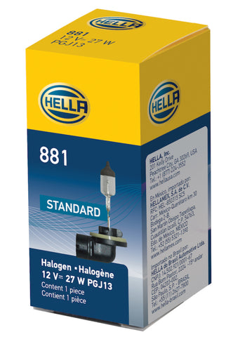 Hella Bulb 881 12V 27W Pgj13 T325 - 881