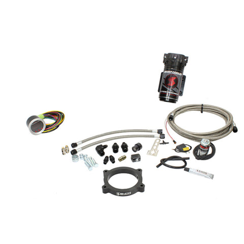 Snow Performance 16-17 Camaro Stg 2 Bst Cooler F/I Water Injection Kit (SS Brded Line/4AN) w/o Tank - SNO-2161-BRD-T