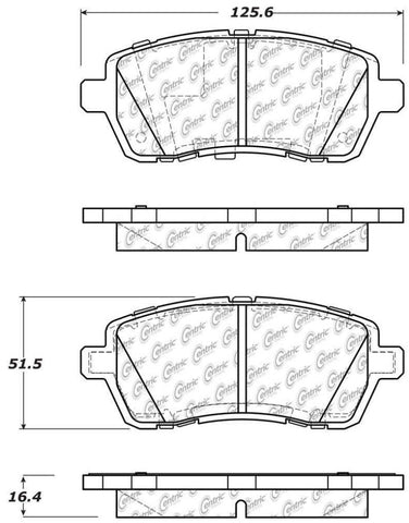 StopTech Performance 11-13 Ford Fiesta Front Brake Pads - 309.14540