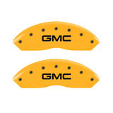 MGP 4 Caliper Covers Engraved Front & Rear Denali Yellow finish black ch - 34002SDNLYL