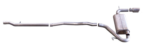 Gibson 11-13 Jeep Patriot Latitude 2.4L 2.25in Cat-Back Single Exhaust - Aluminized - 17406