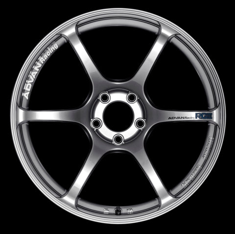 Advan RGIII 19x9.0 +25 5-114.3 Racing Hyper Black Wheel - YAR9I25EHB