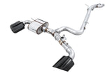 AWE Tuning 18-19 Audi TT RS 8S/RK3 2.5L Turbo Track Edition Exhaust - Diamond Black RS-Style Tips - 3020-33062