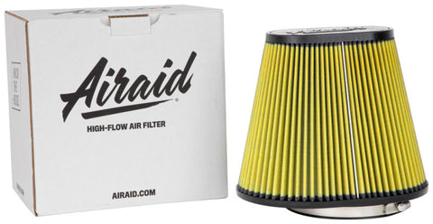 Airaid Universal Air Filter - Cone 6in FLG x 10-3/4x7-3/4in B x 7-1/4x4-3/in T x 9in H - Synthaflow - 724-472