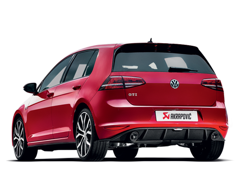 Akrapovic 13-17 Volkswagen Golf GTI (VII) Evolution Race Line w/ Cat (Titanium) w/ Carbon Tips - S-VW/T/2