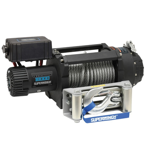 Superwinch 18000 LBS 12V DC Wire Rope Tiger Shark Winch - 1518000