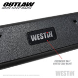 Westin 2020 Jeep Gladiator Outlaw Nerf Step Bars - Textured Black - 58-54165