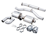 AWE Subaru BRZ/ Toyota GR86/ Toyota 86 Touring Edition Cat-Back Exhaust- Chrome Silver Tips - 3015-32486