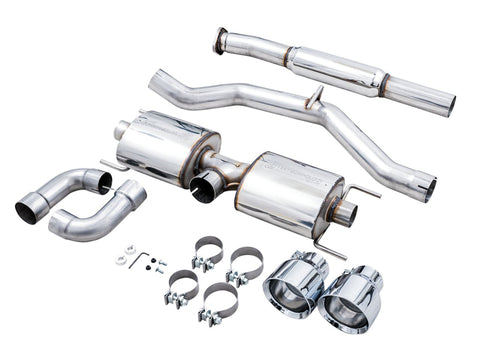 AWE Subaru BRZ/ Toyota GR86/ Toyota 86 Touring Edition Cat-Back Exhaust- Chrome Silver Tips - 3015-32486