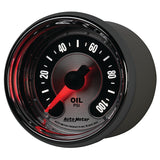 Autometer American Muscle 52mm Full Sweep Electric 0-100 PSI Oil Pressure Gauge - 1253