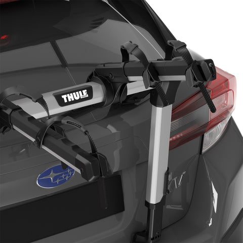 Thule OutWay Hanging-Style Trunk Bike Rack (Up to 2 Bikes) - Silver/Black - 994005