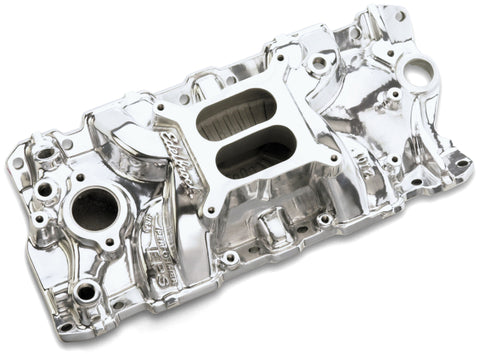 Edelbrock SBC Performer Eps Polished Manifold - 27011