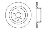 StopTech Nissan 370z / Infiniti G37 SportStop Drilled Rear Left Rotor - 128.42101L