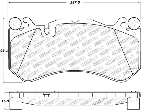 StopTech Performance Brake Pads - 309.12911