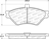 StopTech Street Brake Pads - 308.06780