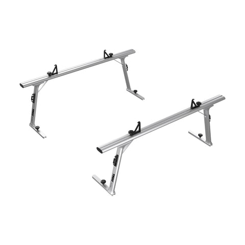 Thule TracRac SR Sliding Overhead Truck Rack - Compact (RACK ONLY/Req. SR Base Rails) - Silver - 43001XT