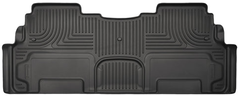 Husky Liners 09-14 Chevy Traverse/07-14 GMC Acadia Weatherbeater Black 2nd Seat Floor Liners - 19211