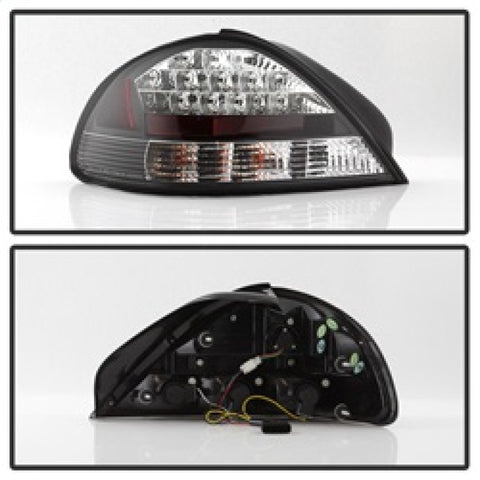 Spyder Pontiac Grand AM 99-05 LED Tail Lights Black ALT-YD-PGAM99-LED-BK - 5007117