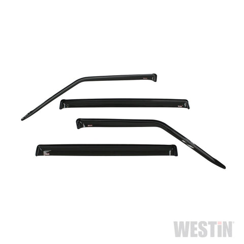 Westin 2017-2018 Nissan Armada Wade Slim Wind Deflector 4pc - Smoke - 72-69420