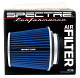 Spectre Adjustable Conical Air Filter 5-1/2in. Tall (Fits 3in. / 3-1/2in. / 4in. Tubes) - Blue - 8136