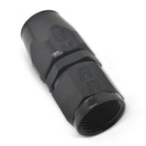 Russell Performance -10 AN Black Straight Full Flow Hose End - 610045