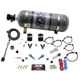 Nitrous Express Ford EFI Dual Nozzle Nitrous Kit (100-300HP) w/Composite Bottle - 20115-12