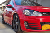 Rally Armor 15-21 VW Golf/GTI/TSI Red UR Mud Flap w/ White Logo - MF37-UR-RD/WH