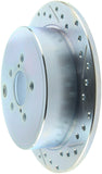 StopTech Select Sport 09-13 Subaru Forester Slotted and Drilled Left Rear Rotor - 227.47029L