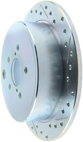 StopTech Select Sport 09-13 Subaru Forester Slotted and Drilled Left Rear Rotor - 227.47029L