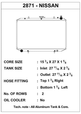 CSF 90-97 Nissan 300ZX Radiator - 2871