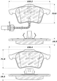 StopTech Performance 1/05-09 Audi A4/A4 Quattro Front Brake Pads - 309.09151