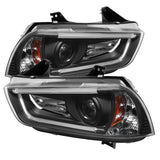 Spyder Dodge Charger 11-14 Projector Headlights Xenon/HID- Light DRL Blk PRO-YD-DCH11-LTDRL-HID-BK - 5074201