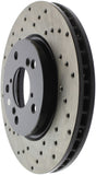 StopTech Drilled Sport Brake Rotor - 128.40064R