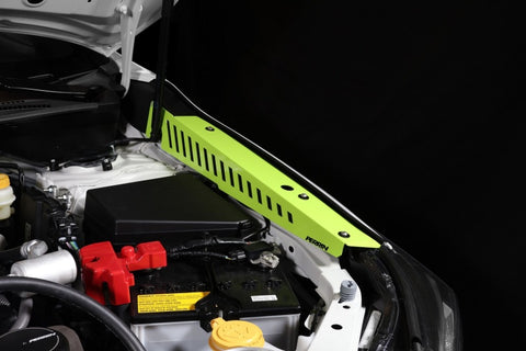 Perrin 22-23 Subaru WRX Fender Shroud Set - Neon Yellow - PSP-ENG-551NY