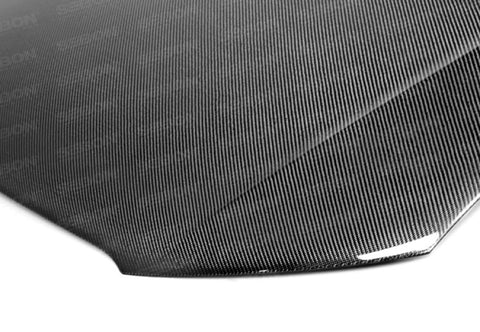 Seibon 13-15 Audi A4 OEM Carbon Fiber Hood (Hood Pins Required) - HD1213AUA4-OE