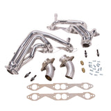 BBK 93-96 Chevrolet Impala SS Shorty Tuned Length Exhaust Headers - 1-5/8 Silver Ceramic - 15950