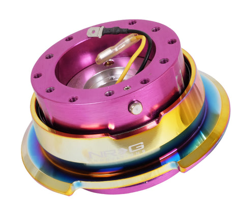 NRG Quick Release Gen 2.8 - Purple Body / Neochrome Ring - SRK-280PP-MC