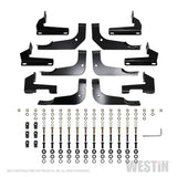 Westin 2020 Jeep Gladiator PRO TRAXX 5 WTW Oval Nerf Step Bars - Black - 21-54165