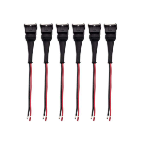 BLOX Racing Injector Pigtail Ev1 Female - Set Of 6 - BXFU-00602-EV1-6