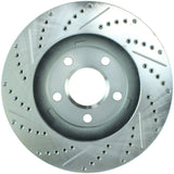 StopTech Select Sport 98-02 Chevrolet Camaro / Pontiac Firebird Slotted and Drilled Left Front Rotor - 227.62055L